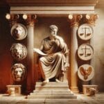 Stoicism and the Roman Concept of Virtue: Wisdom, Courage, Justice, and Temperance